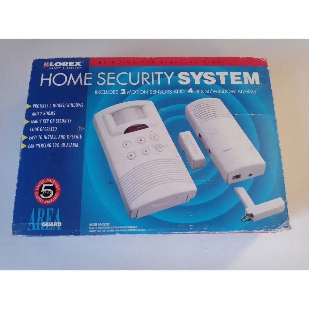 Lorex Safety & Security Home Security System AG-2634Z NEW